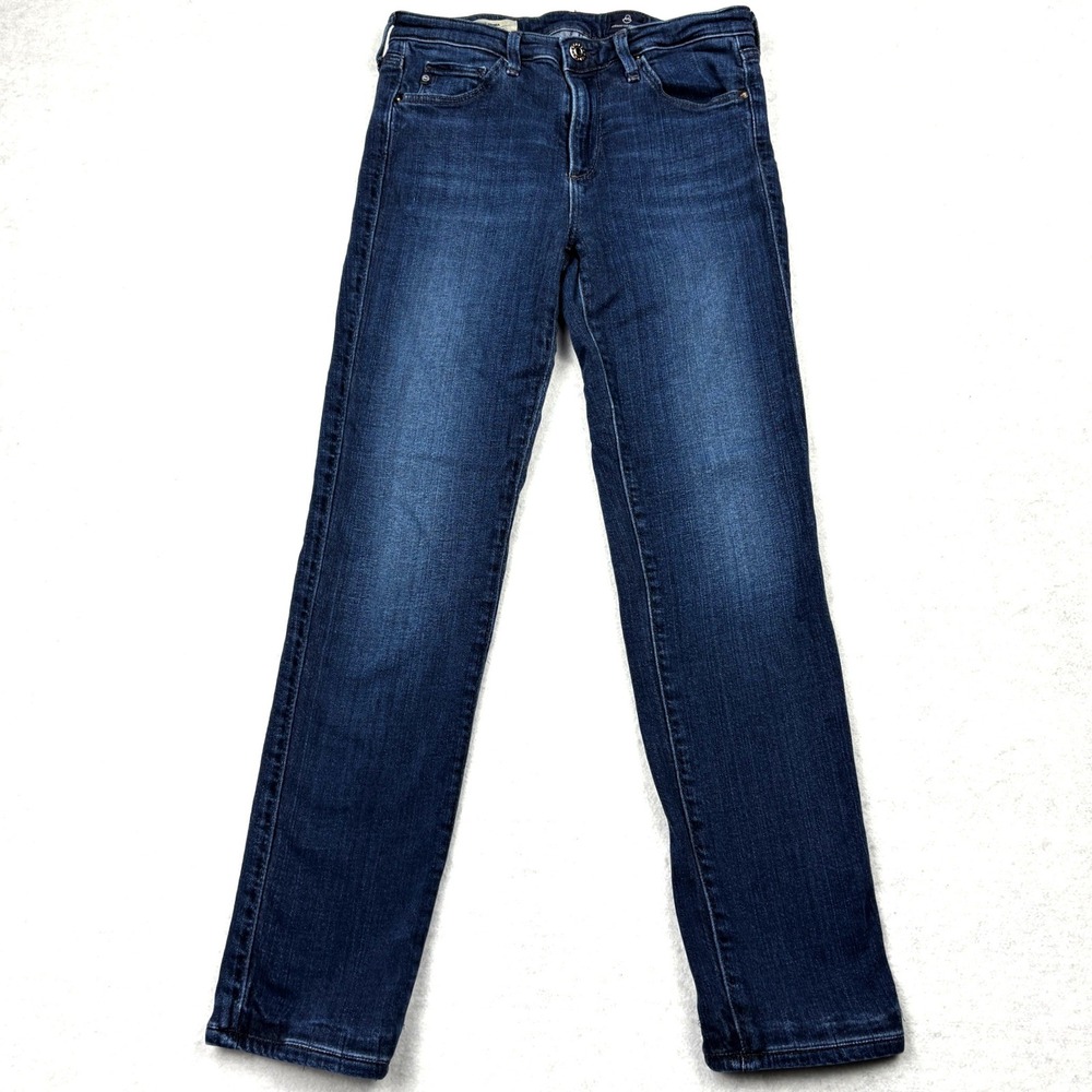 AG Adriano Goldschmied Prima‎ Womens 26R Dark Wash Slim Cigarette Jeans DMS1434